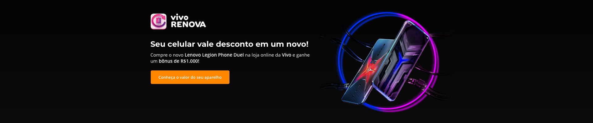 Seu celular vale desconto em um novo!